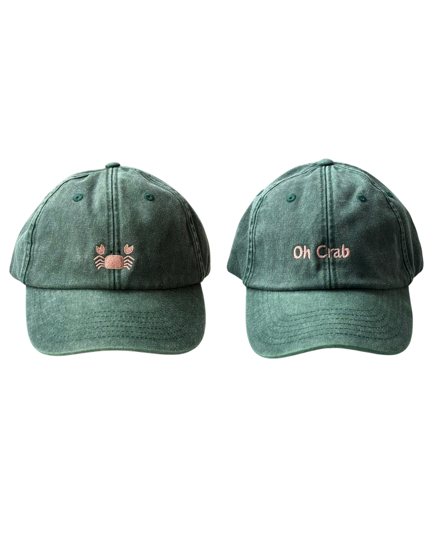 "Oh Crab Couple-Pack" Vintage Caps by Schönwetterfreunde
